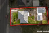 Freshly painted interior – move-in ready, 3 beds 1 bath house with standalone double garage and Additional rumpus room on 708m2 section, park across the road, close to shops, schools, motorway access, 0.3 km to Rosehill Intermediate, 0.4 km to Rosehill College, 41 Tatariki Street, Papakura, Auckland