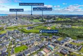 10-Year Master Builder Guarantee, Brandnew 4 beds (2 ensuites) + large study room 3.5 baths house with double garage, Sea views, 1 ensuite and study room ground floor, 1.3 km to Long Bay School and Long Bay College, 32 Kumukumu Road, Long Bay, Auckland