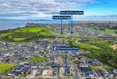 10-Year Master Builder Guarantee, Brandnew 4 beds (2 ensuites) + large study room 3.5 baths house with double garage, Sea views, 1 ensuite and study room ground floor, 1.3 km to Long Bay School and Long Bay College, 32 Kumukumu Road, Long Bay, Auckland