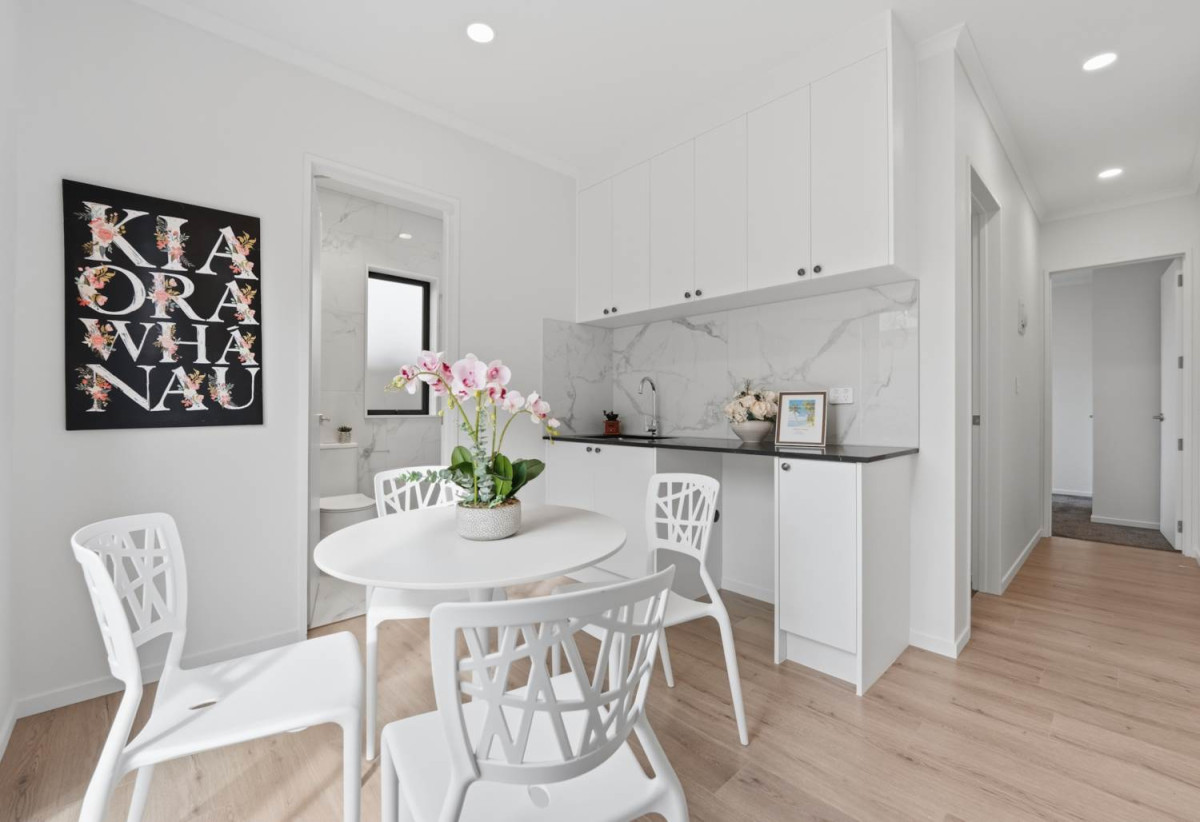 2 Kitchens, 333m2 Brandnew 7 beds (5 ensuites) 6.5 baths house with double garage and 2-beds granny on 451m2 section, close to schools, parks, Ormiston and Botany Downs shopping centres, 0.8 km to Mission Heights Junior College, 1 km to Mission Heights Primary School, 1.5 km to Ormiston Senior College, 56A Tinaku Road, Flat Bush, Auckland, Auckland