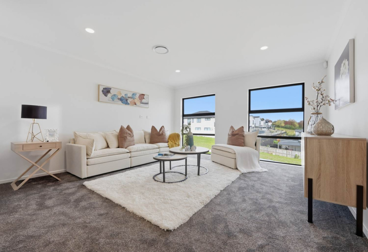 2 Kitchens, 333m2 Brandnew 7 beds (5 ensuites) 6.5 baths house with double garage and 2-beds granny on 451m2 section, close to schools, parks, Ormiston and Botany Downs shopping centres, 0.8 km to Mission Heights Junior College, 1 km to Mission Heights Primary School, 1.5 km to Ormiston Senior College, 56A Tinaku Road, Flat Bush, Auckland, Auckland