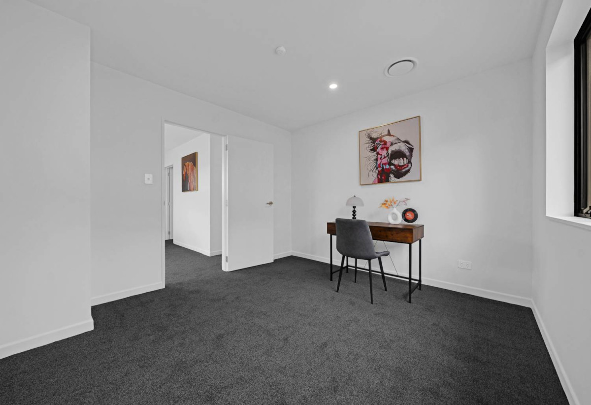 Brandnew 4 beds (2 ensuites) 3.5 bath house, Bonus room—perfect as a study, home office, or nursery, 1 ensuite ground floor, a tandem garage plus two extra off parking spaces, minutes to Ormiston Town Centre and Botany Shopping Mall, schools, 0.4 km to Te Uho o Te Nikau Primary School, 1.2 km to Ormiston Junior College, 1.3 km to Ormiston Senior College, 27 Obelus Road, Flat Bush, Auckland