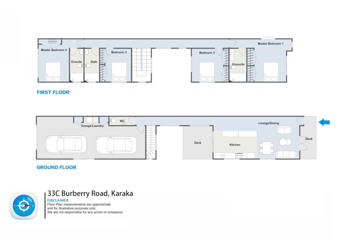 Brandnew 4 beds 3 baths Duplex home with Tandem Garage, Located near the highway, supermarket, and an upcoming shopping hub, 0.4 km to Ngakoroa School, 33C Burberry Road, Drury, Auckland