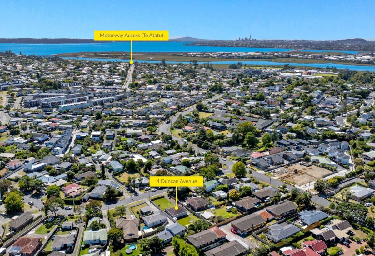 Motivated vendor, 812m2 section, 2 beds 1 bath house, Mixed Housing Urban zoning , Walking distance to Henderson Centre, minutes to motorway on-ramps, 0.7 km to Henderson School, 4 Duncan Avenue, Te Atatu South, Auckland