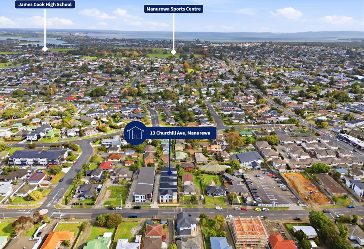 Standalone 4 beds 3 baths home with garage, 1 bed with toilet & bathroom conveniently located downstairs, Gas cooking, Close to schools, shops, public transport & all amenities, 0.7 km to Manurewa South School, Lot 4/13 Churchill Avenue, Manurewa, Auckland