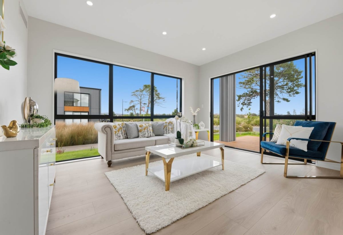 Next To Reserve With Water View, Brandnew 6 beds 5.5 baths house with double garage and 2-beds granny on 411m2 section, close to schools, shops, motorway access, 0.5 km to Mangapikopiko School, 17 Catalina Avenue, Rosehill, Auckland