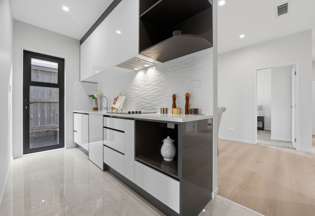 Next To Reserve With Water View, Brandnew 6 beds 5.5 baths house with double garage and 2-beds granny on 411m2 section, close to schools, shops, motorway access, 0.5 km to Mangapikopiko School, 17 Catalina Avenue, Rosehill, Auckland