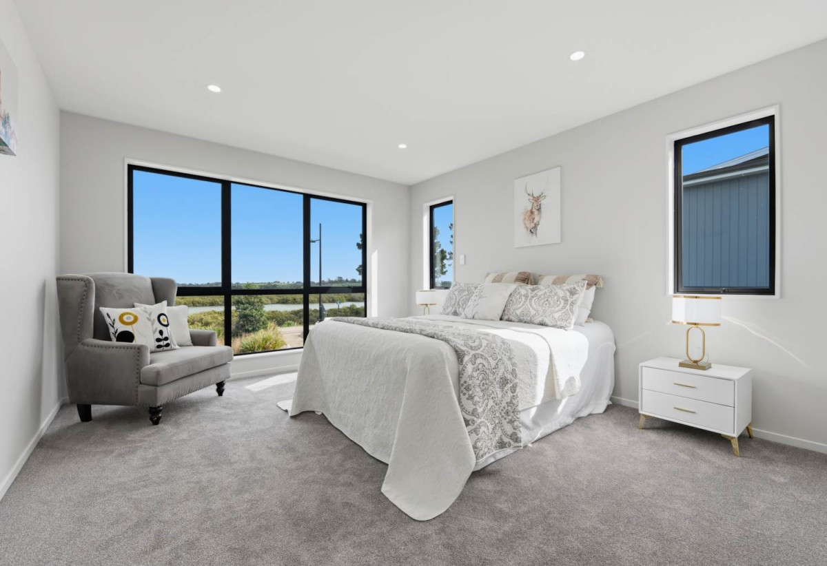 Next To Reserve With Water View, Brandnew 6 beds 5.5 baths house with double garage and 2-beds granny on 411m2 section, close to schools, shops, motorway access, 0.5 km to Mangapikopiko School, 17 Catalina Avenue, Rosehill, Auckland