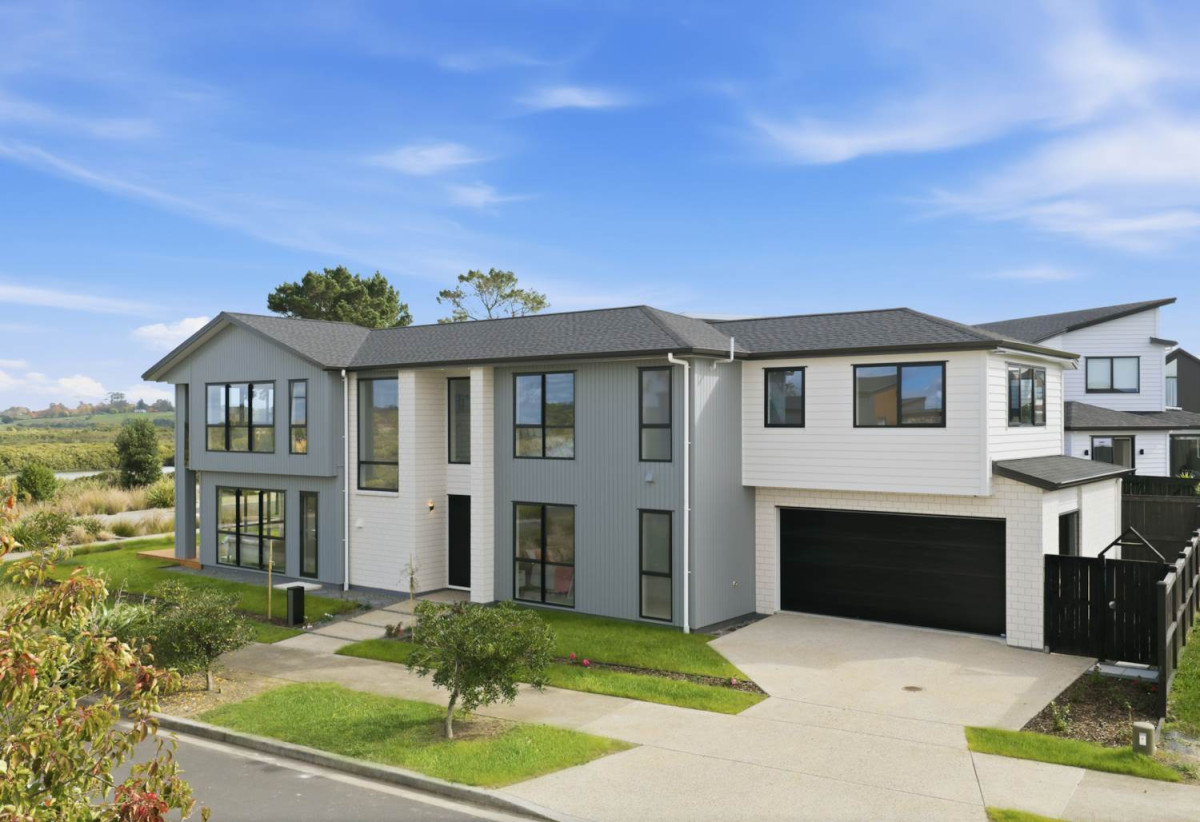 Next To Reserve With Water View, Brandnew 6 beds 5.5 baths house with double garage and 2-beds granny on 411m2 section, close to schools, shops, motorway access, 0.5 km to Mangapikopiko School, 17 Catalina Avenue, Rosehill, Auckland