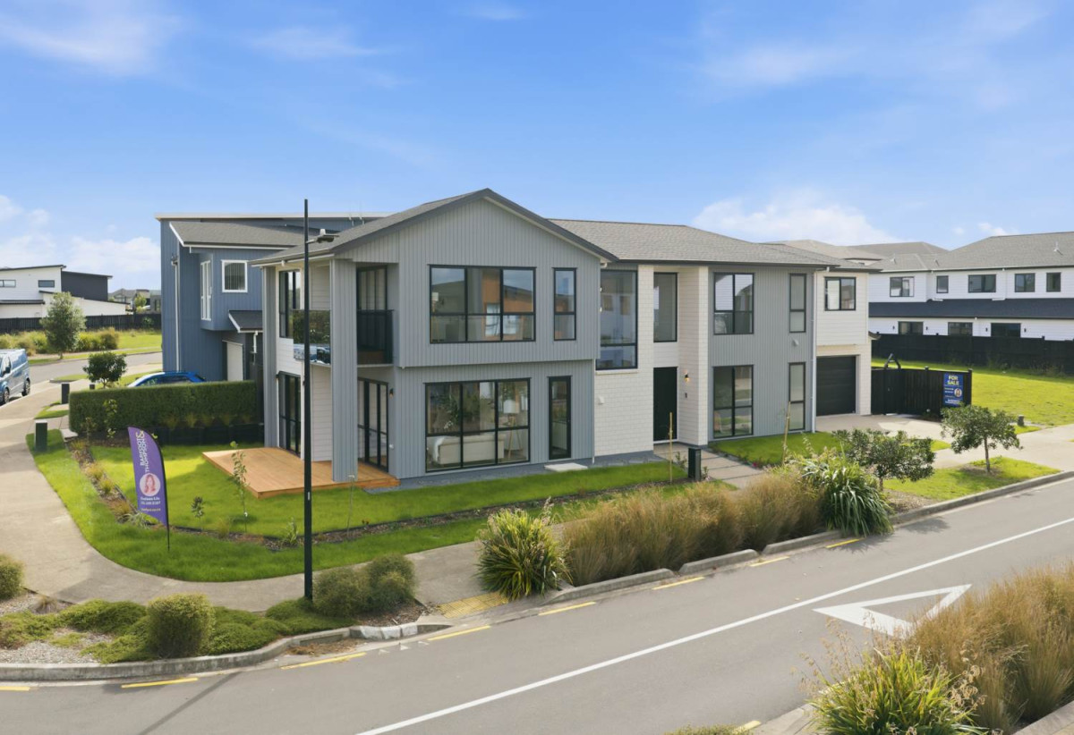 Next To Reserve With Water View, Brandnew 6 beds 5.5 baths house with double garage and 2-beds granny on 411m2 section, close to schools, shops, motorway access, 0.5 km to Mangapikopiko School, 17 Catalina Avenue, Rosehill, Auckland