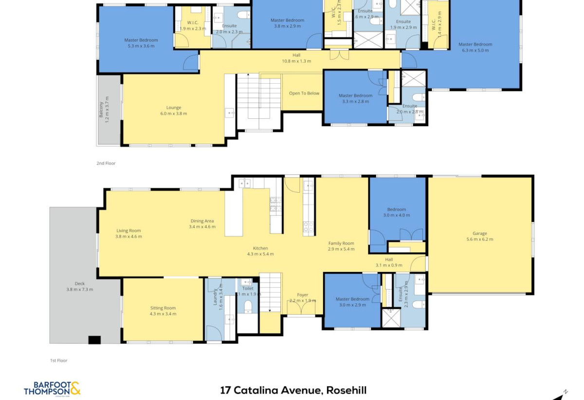 Next To Reserve With Water View, Brandnew 6 beds 5.5 baths house with double garage and 2-beds granny on 411m2 section, close to schools, shops, motorway access, 0.5 km to Mangapikopiko School, 17 Catalina Avenue, Rosehill, Auckland