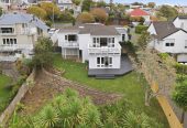 836m2 section, 4 beds 2 baths house, the downstairs level could become a secluded master haven or additional living space, with a single garage and dual driveways providing generous off- street parking, including space for the boat or trailer, 0.9 km to Selwyn College, 60 Ripon Crescent, Meadowbank, Auckland