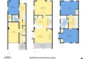 Double Grammar school zone, 3 beds 2 baths home with garage, 1 bed 1 bath and utility room ground floor, 0.8 km to Epsom Girls’ Grammar School, Auckland Grammar, 19/130 Great South Road, Epsom, Auckland