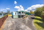 701m2 section, 3 beds 1 bath house with RC, BC, EPA in place for a six-lot development, RC issued in May 2023, EPA issued in July 2023, BC issued in March 2024, the house currently rented for $450 per week until July 2026, close to schools, Universal Drive, WestCity Shopping Centre, easy motorway access, 0.9 km to Waitakere College, 50 Harrington Road, Henderson, Auckland