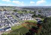 1878m2 section, Backing onto a reserve, close to schools, Ormiston shopping centre, 1.4 km to Te Uho o Te Nikau Primary School, 2.4 km to Ormiston Junior College and Ormiston Senior College, 10 Bremner Ridge Street, Flat Bush, Auckland