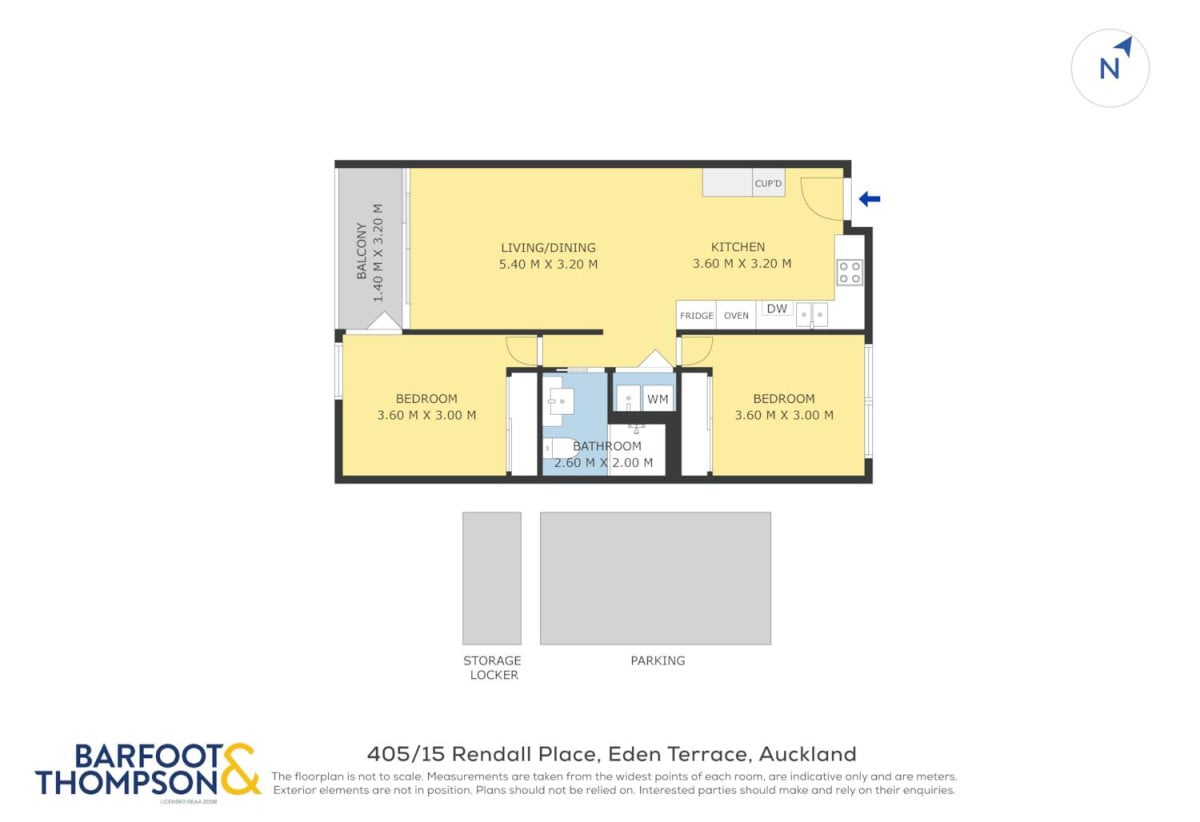 Auckland Girls’ Grammar School zone, Parkview 2 beds 1 bath 1 car park apartment, complex resort-style facilities including a gym, spa, and sauna.walking distance to Mt Eden Train Station and easy access to CBD, 1 km to Auckland Girls’ Grammar School, 405/15 Rendall Place, Eden Terrace, Auckland
