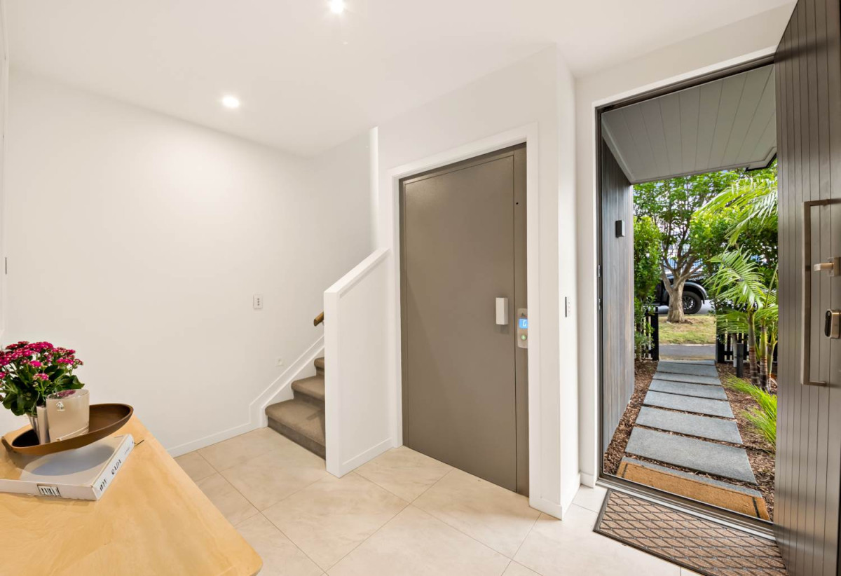 Built-in lift, 251m2 Sea Views 4 beds (2 ensuites) 3 baths home with double garage, Directly opposite Kohimarama School and a short stroll to the waterfront and village amenities, 0.9 km to Selwyn College, 4B Rawhitiroa Road, Kohimarama, Auckland