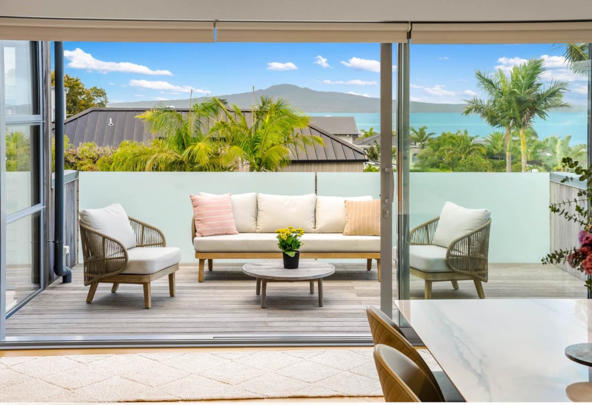 Built-in lift, 251m2 Sea Views 4 beds (2 ensuites) 3 baths home with double garage, Directly opposite Kohimarama School and a short stroll to the waterfront and village amenities, 0.9 km to Selwyn College, 4B Rawhitiroa Road, Kohimarama, Auckland