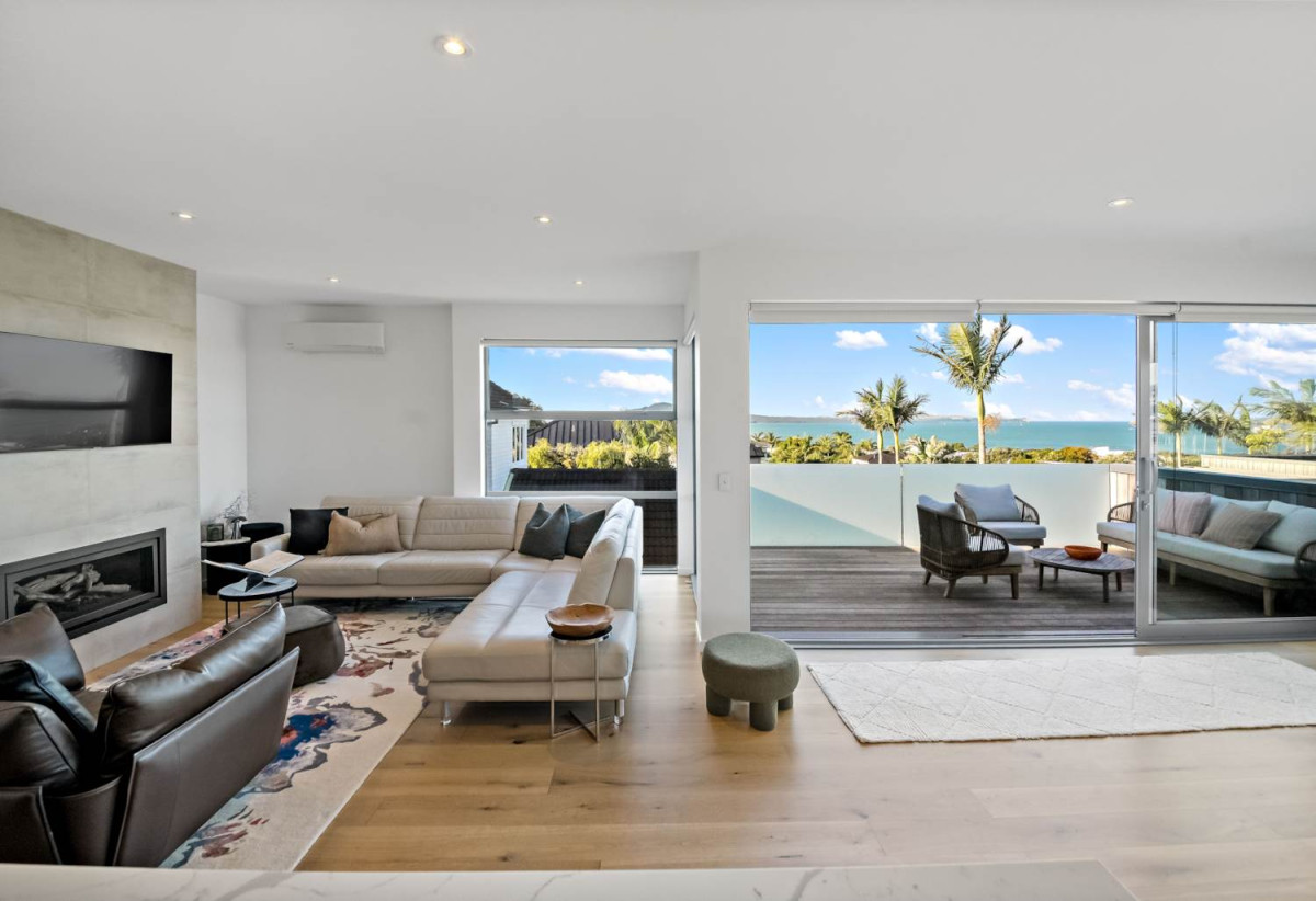 Built-in lift, 251m2 Sea Views 4 beds (2 ensuites) 3 baths home with double garage, Directly opposite Kohimarama School and a short stroll to the waterfront and village amenities, 0.9 km to Selwyn College, 4B Rawhitiroa Road, Kohimarama, Auckland