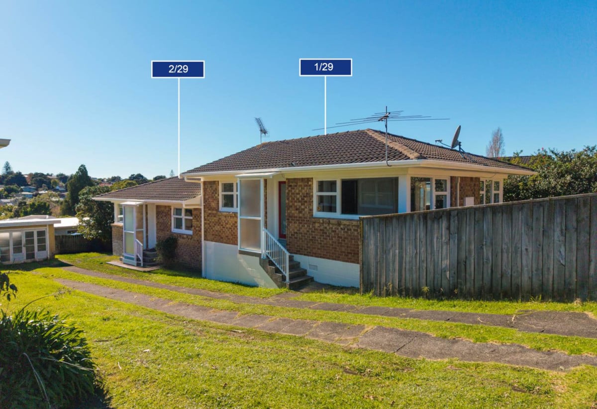 Renovated, Brick and tile 2 beds 1 bath home, Healthy Homes Report available, 1/29 Eban Avenue, is also for sale, total 736m2 section with RC in place, Services and drainage connections available, close to schools, shopping centres, , 0.5 km to Willow Park School, 2/29 Eban Avenue, Hillcrest, Auckland