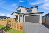 Brandnew standalone 4 beds (2 ensuites) 3.5 baths house with garage on 335m2 section, 1 ensuite ground floor, close to shops, schools, easy motorway access, 27 Kaapehu Street, Karaka, Auckland