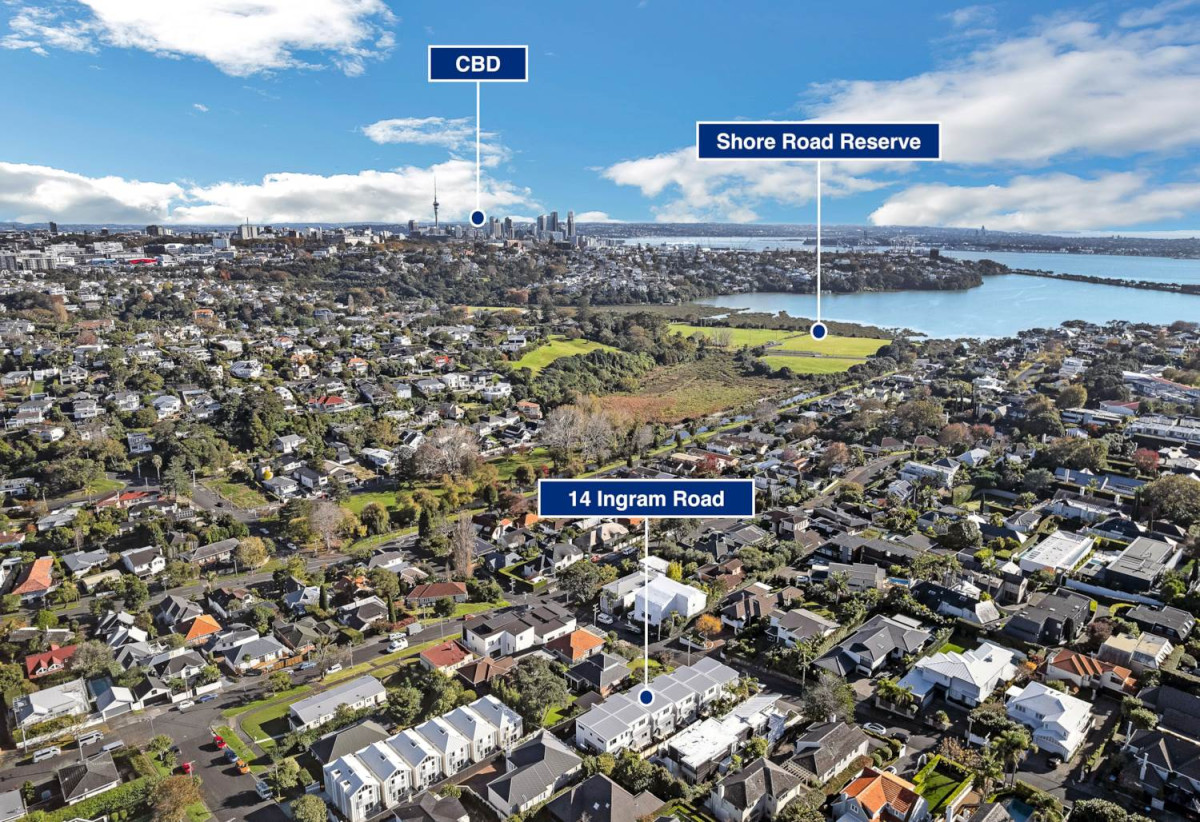 Double Grammar school zone, Brandnew 4 beds (2 ensuites) 3.5 baths home with double garage, 0.5 km to Victoria Avenue School and Baradene College, 1.8 km to Remuera Intermediate, 2.1 km to Epsom Girls’ Grammar School, 2.6 km to Auckland Grammar, Lot 6/14 Ingram Road, Remuera, Auckland