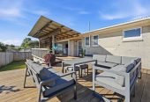 746m2 section, 4 beds (1 ensuite) + study room 2 baths house with garage, Downstairs offers internal access garaging plus a versatile rumpus room, move-in ready, close to schools, shops, supermarkets, 0.2 km to Riverhills School, 127 Ennis Avenue, Pakuranga Heights, Auckland