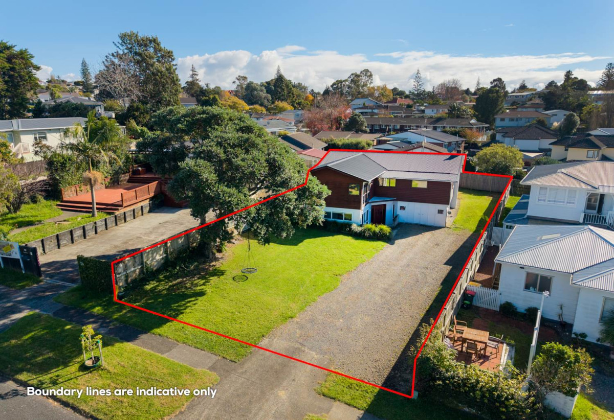746m2 section, 4 beds (1 ensuite) + study room 2 baths house with garage, Downstairs offers internal access garaging plus a versatile rumpus room, move-in ready, close to schools, shops, supermarkets, 0.2 km to Riverhills School, 127 Ennis Avenue, Pakuranga Heights, Auckland