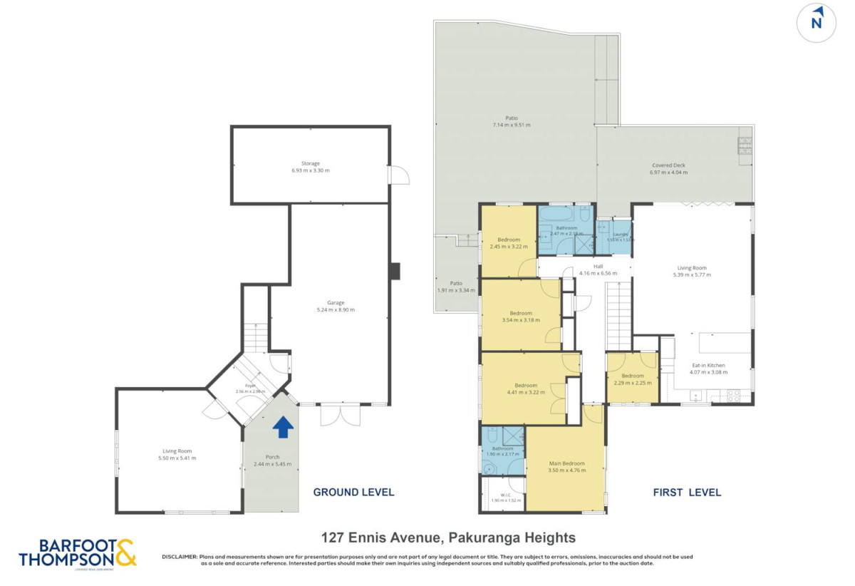 746m2 section, 4 beds (1 ensuite) + study room 2 baths house with garage, Downstairs offers internal access garaging plus a versatile rumpus room, move-in ready, close to schools, shops, supermarkets, 0.2 km to Riverhills School, 127 Ennis Avenue, Pakuranga Heights, Auckland