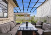 217m2 5 beds (2 ensuites) 3.5 baths house with garage on 280m2 section, 1 ensuite ground floor, Just moments from Ormiston Town Centre, supermarkets, cafés, restaurants, parks, schools, 0.7 km to Chapel Downs School, 1.8 km to Ormiston Senior College and Ormiston Junior College, 26 Cooladawson Drive, Flat Bush, Auckland