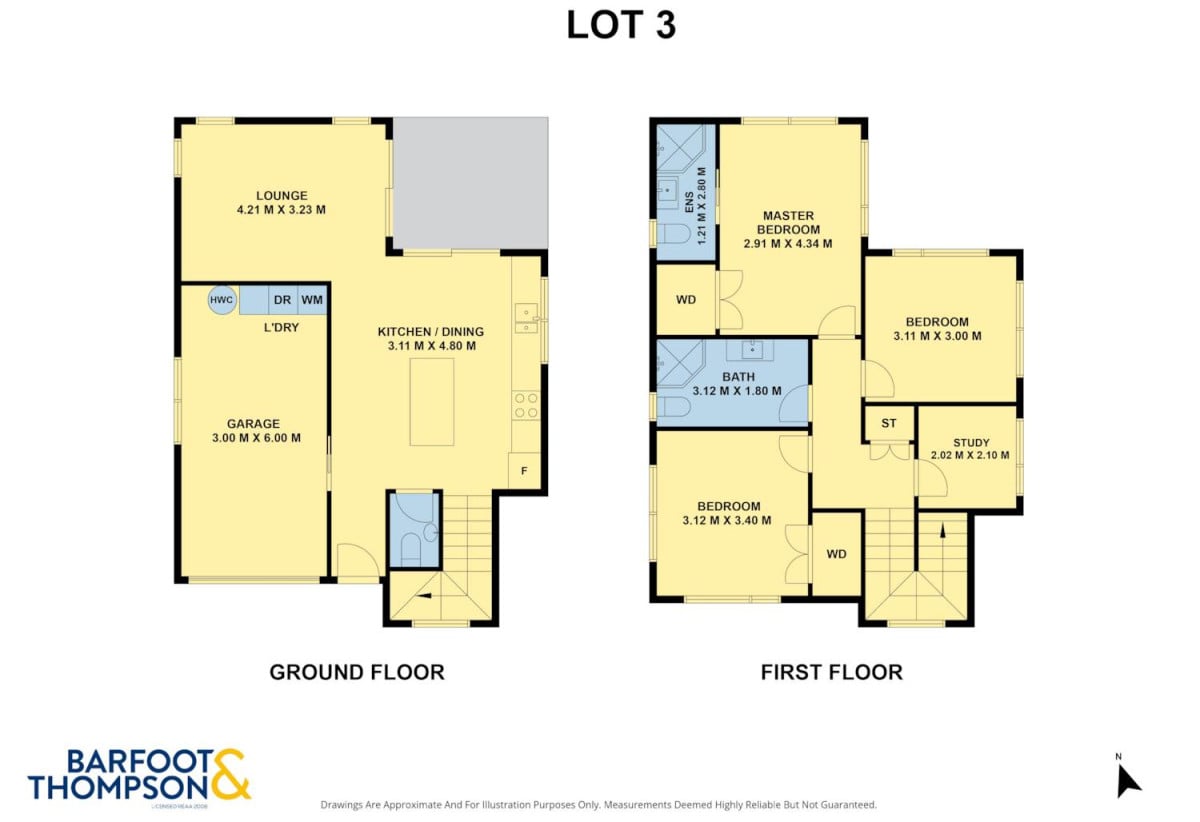 Urgent sale, Brandnew Master Build Home, 3 generous bedrooms +1 study (fits a single bed) + 2.5 bathrooms + Single garage, minutes from Albany mall, schools, motorway access, 1.8 km to Target Road School, 18E Mallard Place, Unsworth Heights, Auckland