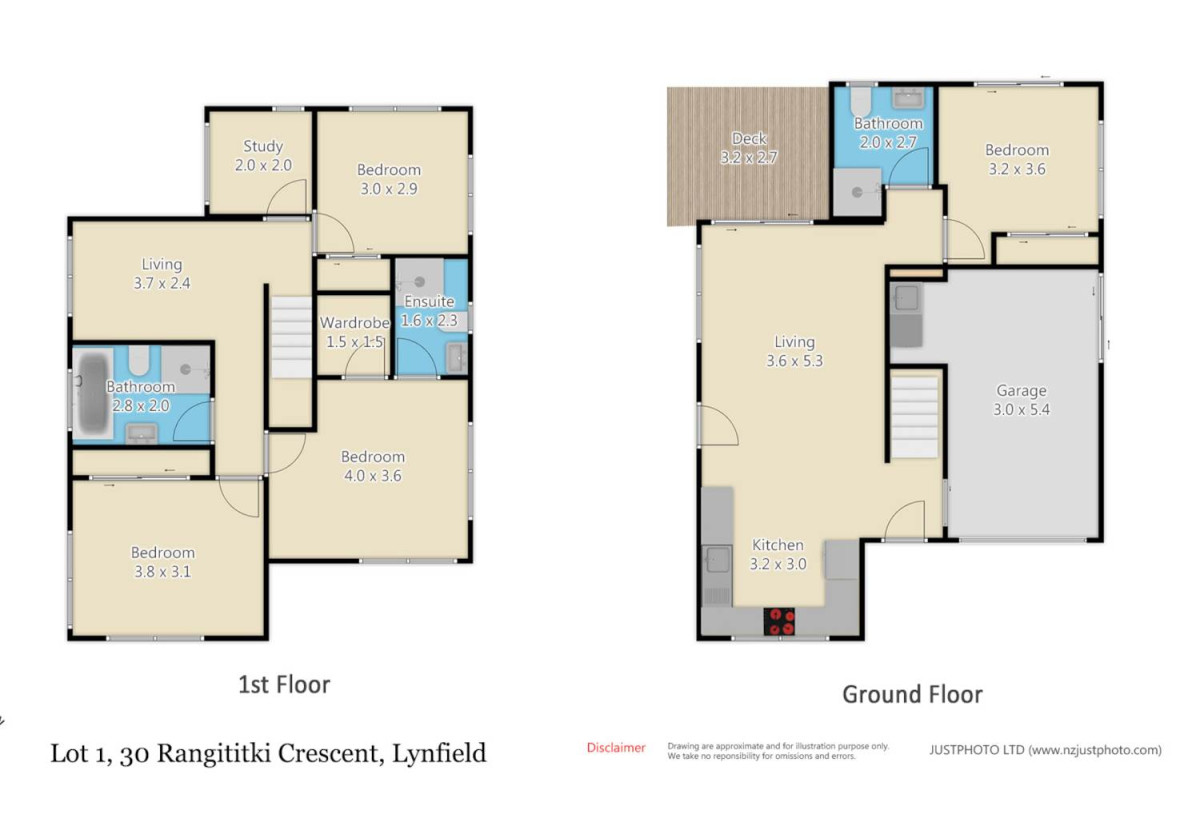 Brandnew Standalone 4 beds + study room 3 baths home with garage, Lynfield Shopping Centre is just moments away, close to schools, golf club, beach, 0.8 km to Lynfield College, 30A Rangitiki Crescent, Lynfield, Auckland