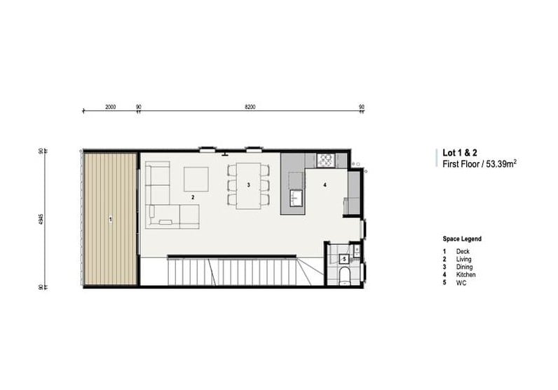 10-year building warranty, Brandnew Freehold 2 beds 1.5 baths home with car park, close to schools, Glenfield Mall, 0.7 km to Manuka Primary School, 1 km to Glenfield Intermediate School, Lot 4/17 Sunnyfield Crescent, Glenfield, Auckland