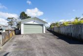 Standalone 3 beds 1 bath house with double garage on 414m2 section, Stroll to Te Atatu Peninsula Market, easy motorway access, 0.2 km to Matipo Road School, 0.9 km to Te Atatu Intermediate, 10A Holman Road, Te Atatu Peninsula, Auckland