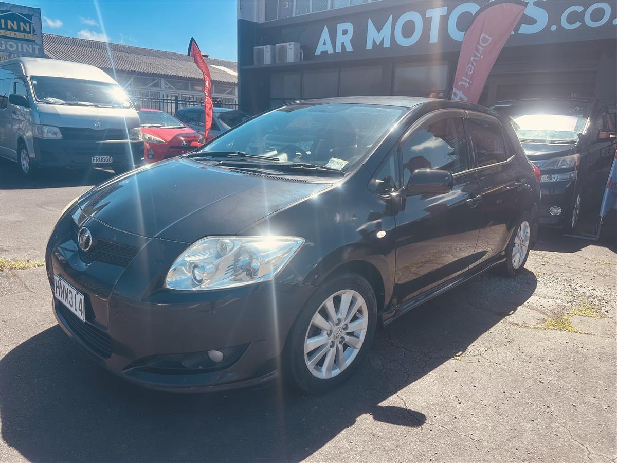 2007 Toyota Auris TOYOTA AURIS 1.8LTR Hatchback Tiptronic, Black, 5 seats, Petrol, 1,800 cc, 150,000 km