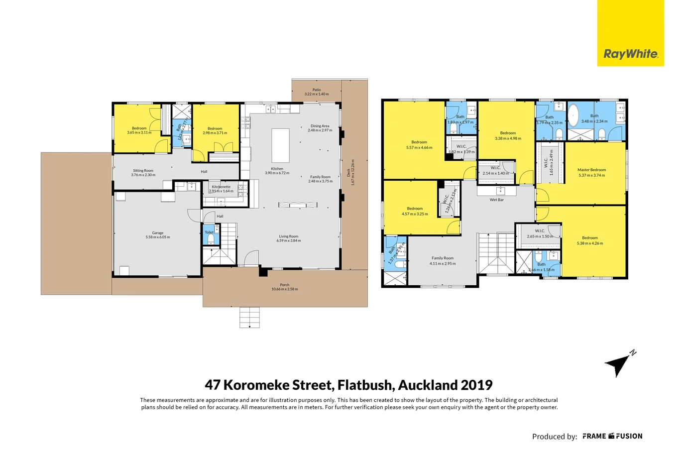 327m2 7 beds ( 5 ensuites) 6.5 baths house with double garage and 2-beds granny, total 6 car parks, close to schools, shopping centre, easy motorway access, 47 Koromeke Street Flat Bush, Auckland