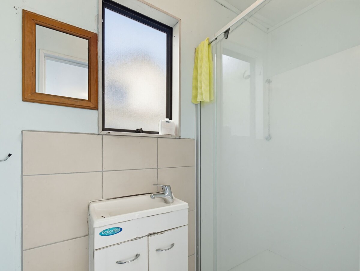 Home and income, 3 beds 1 bath house with 1 bed 1 bath sleepout on 670m2 section, Currently tenanted at $685/week fixed until 17th Sep. 2026, Close to Mangere Town Centre, Zoned for Favona School and Mangere College, easy motorway access and the airport, 5 Maitland Place, Favona, Auckland