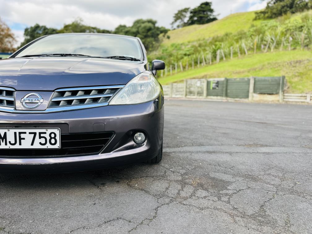 2008 Nissan Tiida NZ RADIO !! Hatchback Tiptronic, 5 seats, Grey, New Import, Petrol, 1,500 cc, 119,000 km