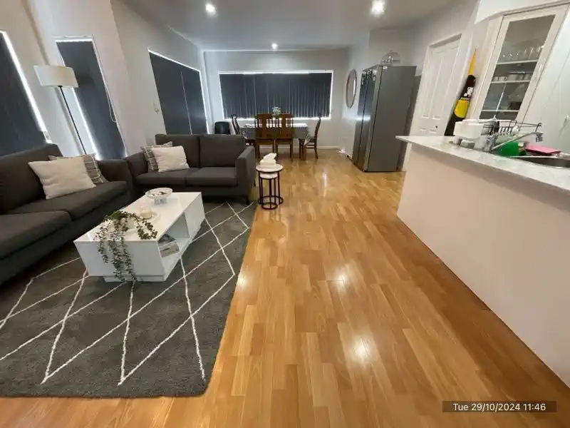 For rent, 4 beds (1 ensuite) 2.5 baths house with double garage, available from 6th June, 1/59 Ribbonwood Crescent, Goodwood Heights, Auckland