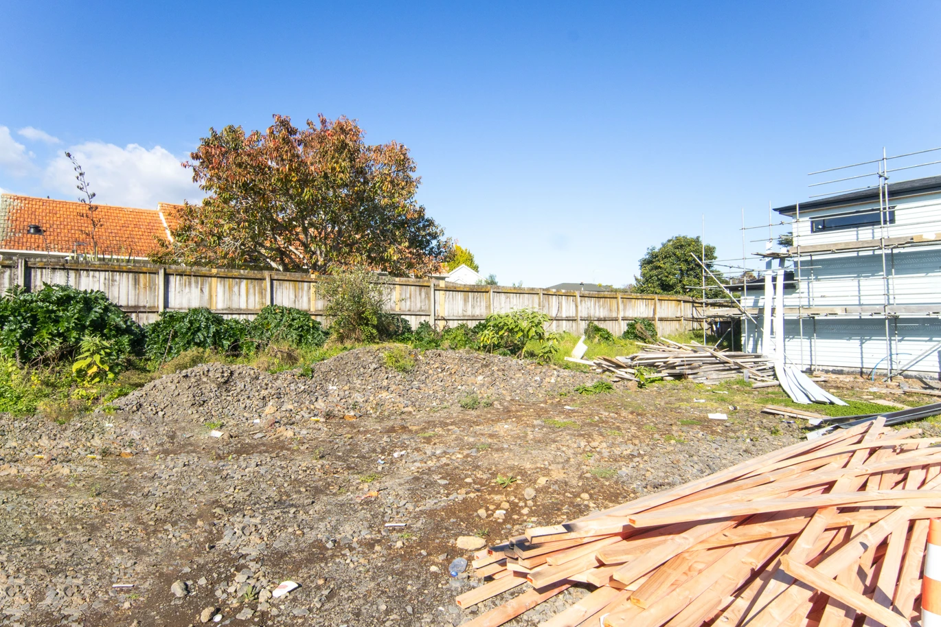 Mt Albert Grammar school zone, Freehold 286m2 section with Title Issued, This site comes with a draft house design of approximately 266m², 5 bedrooms | 3 bathrooms | 2 living areas | Double garage (Building consent required). close to local shops, schools, parks, 16B Hazelmere Road Sandringham, Auckland