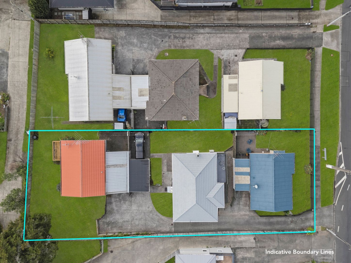 6 x Standalone 2 beds 1 bath house on 2135m2 section, Buy one site or secure both together, 20 Ingram Street consists of three dwellings spread across two Cross-Lease titles with a combined land area of approximately 1,077sqm. Total Rental income $1640/w, 22 Ingram Street offers an additional Freehold title comprising three dwellings on approximately 1,058sqm of land. Total rental income : $1655/w, close to schools, town centre, easy motorway access, 20 & 22 Ingram Street, Papakura, Auckland