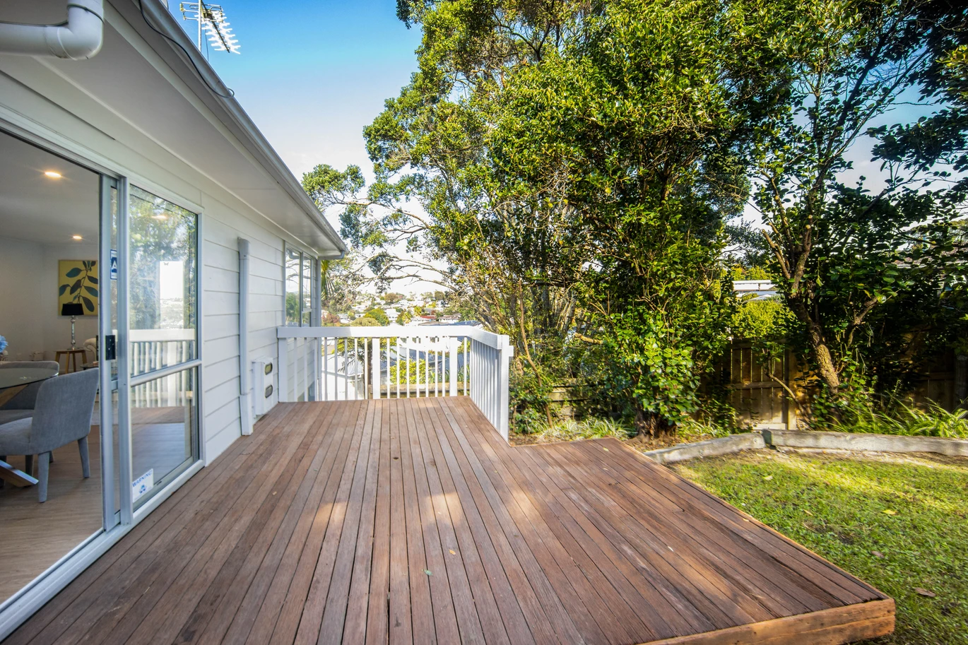 Renovated 3 beds 1 bath house on 1128m2 section, with a deck and pergola, a single garage and additional open parking spaces for up to five vehicles, 12 Glenbervie Crescent Massey,, Auckland