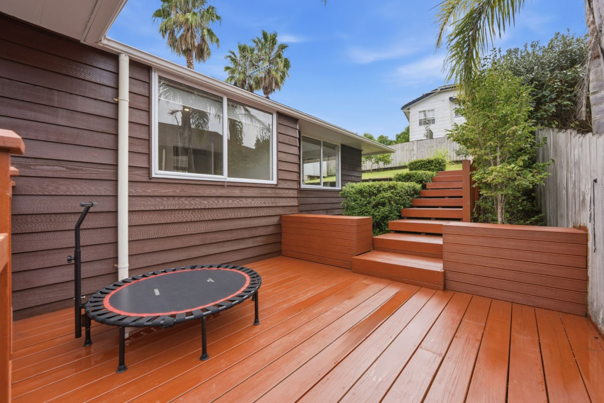 Home and Income, 7A Sailfish Drive, West Harbour, Auckland..160m2 4 beds 3 baths house with car parks on 468m2 section, Solid brick & cedar weatherboard cladding, Separate income area to help offset everyday living costs, close to schools, shops, motorway access & local amenities