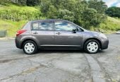 2008 Nissan Tiida NZ RADIO !! Hatchback Tiptronic, 5 seats, Grey, New Import, Petrol, 1,500 cc, 119,000 km