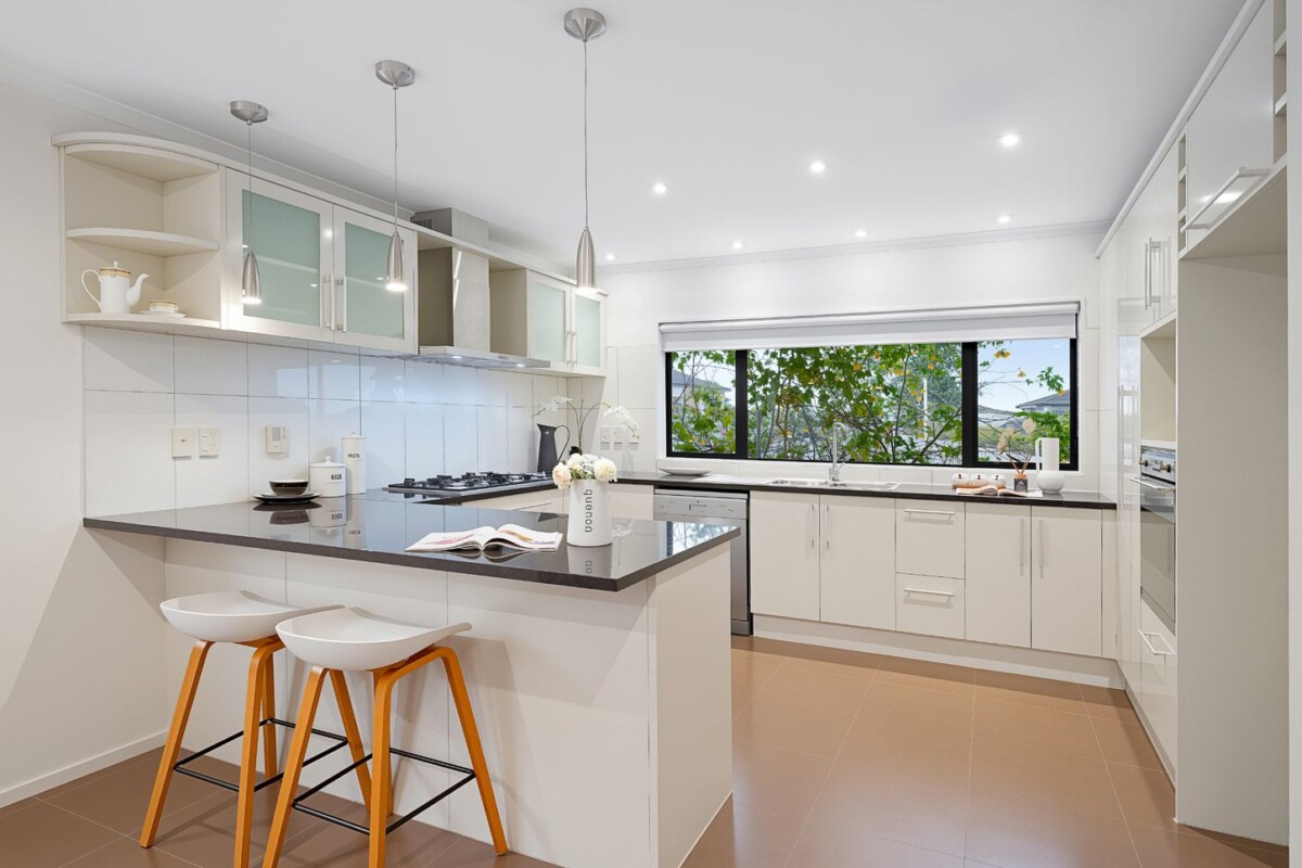 273m2 5 beds 3 baths house with double garage and views on 652m2 section, 1 bed 1 bath ground floor, Zoned for Western Heights School and close to local amenities, parks and transport links, 104 San Marino Drive West, Henderson, Auckland