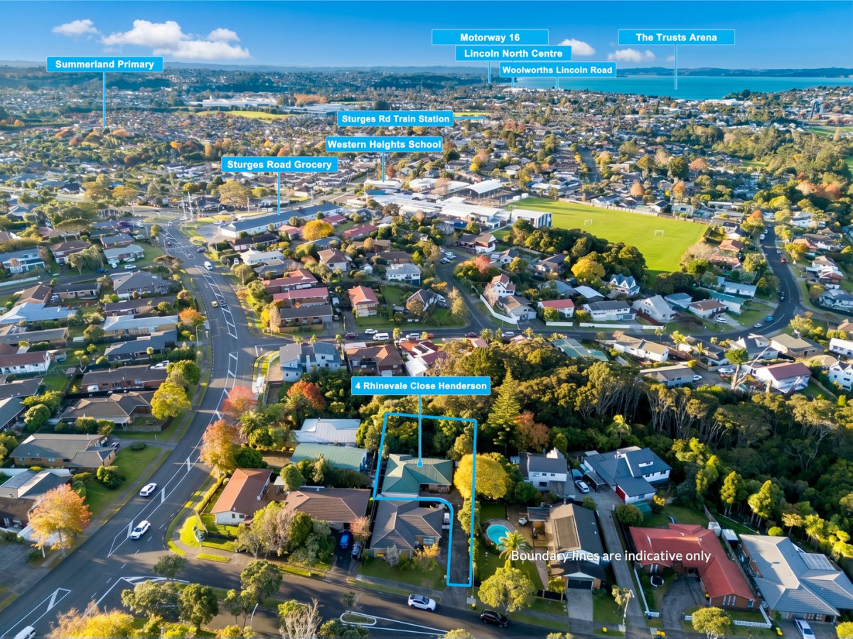 140m2 Brick and tile 2 beds 2 baths house with garage, within walking distance to local schools, shops, and bus stops, with Sturges Road Train Station just a short drive away, 4 Rhinevale Close, Henderson, Auckland