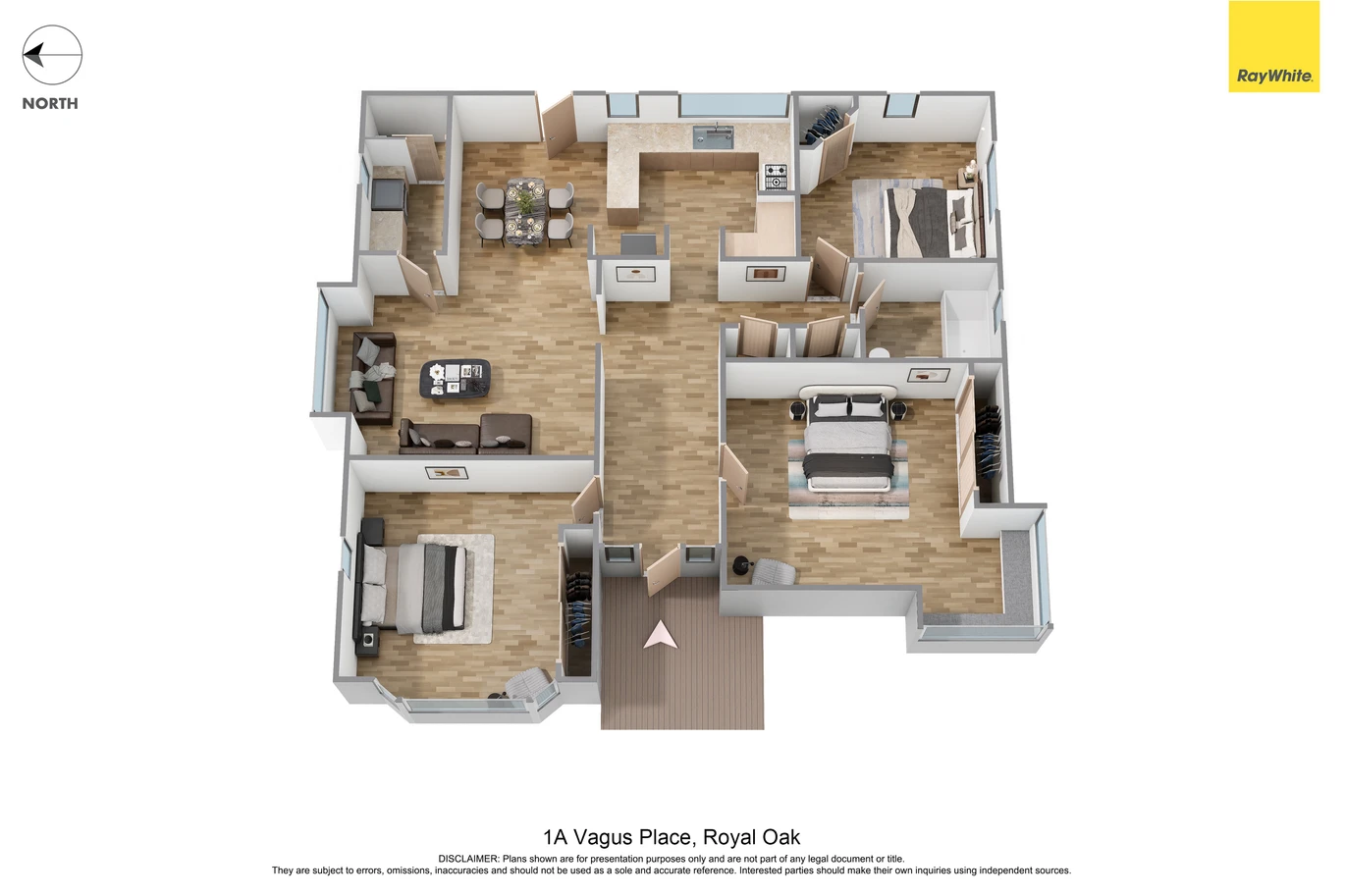 Move–in ready, Renovated 3 beds 1.5 bath house on 468m2 section, Royal Oak shopping centre and Three Kings Woolworths are close by. Iconic Monte Cecilia Park and One Tree Hill are nearby, easy motorway access, 1A Vagus Place, Royal Oak, Auckland