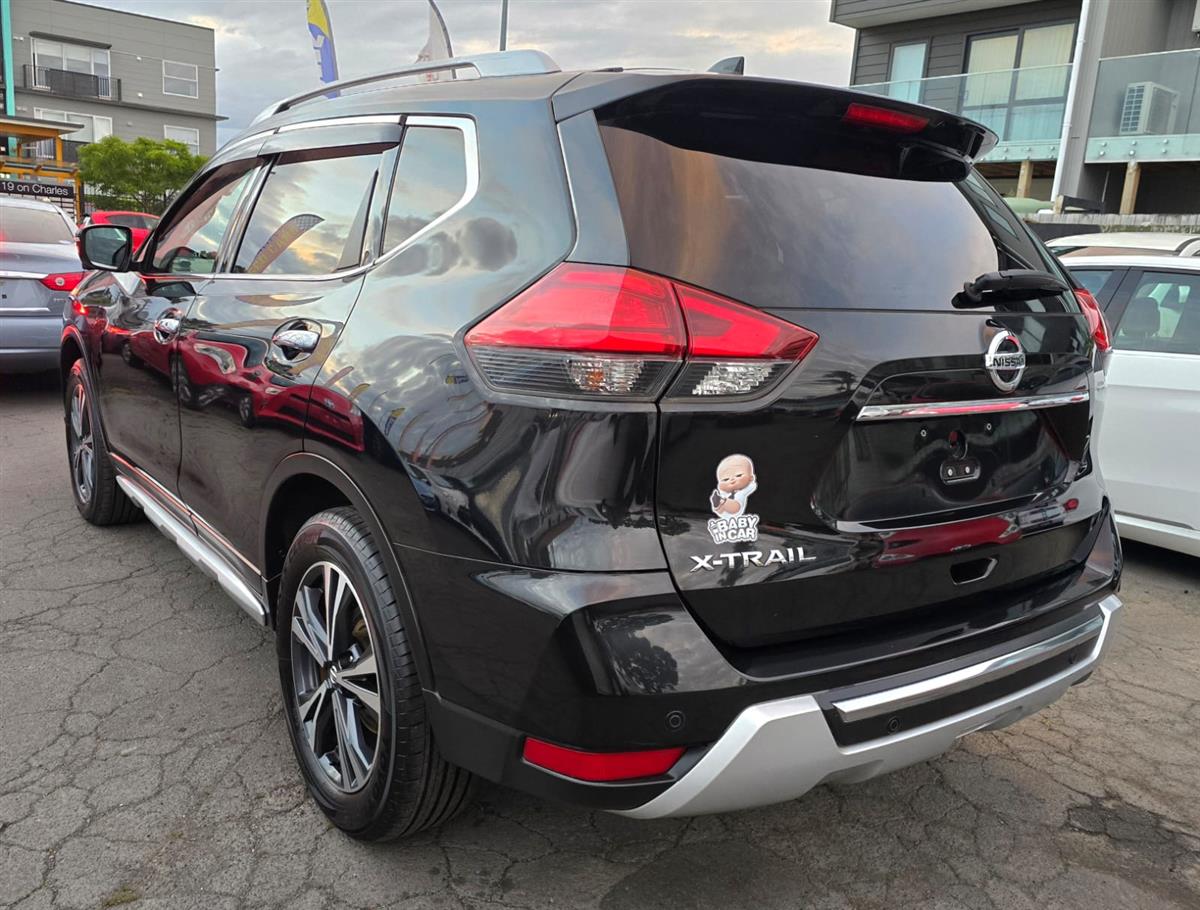 2017 Nissan X-Trail **Pro Pilot Cruise Control**360 Reversing Camera**Electric Boot**Leather Seats**Factory Machine Face Mags** RV/SUV Automatic, Black, 5 seats, Petrol, 1,997 cc, 100,870 km