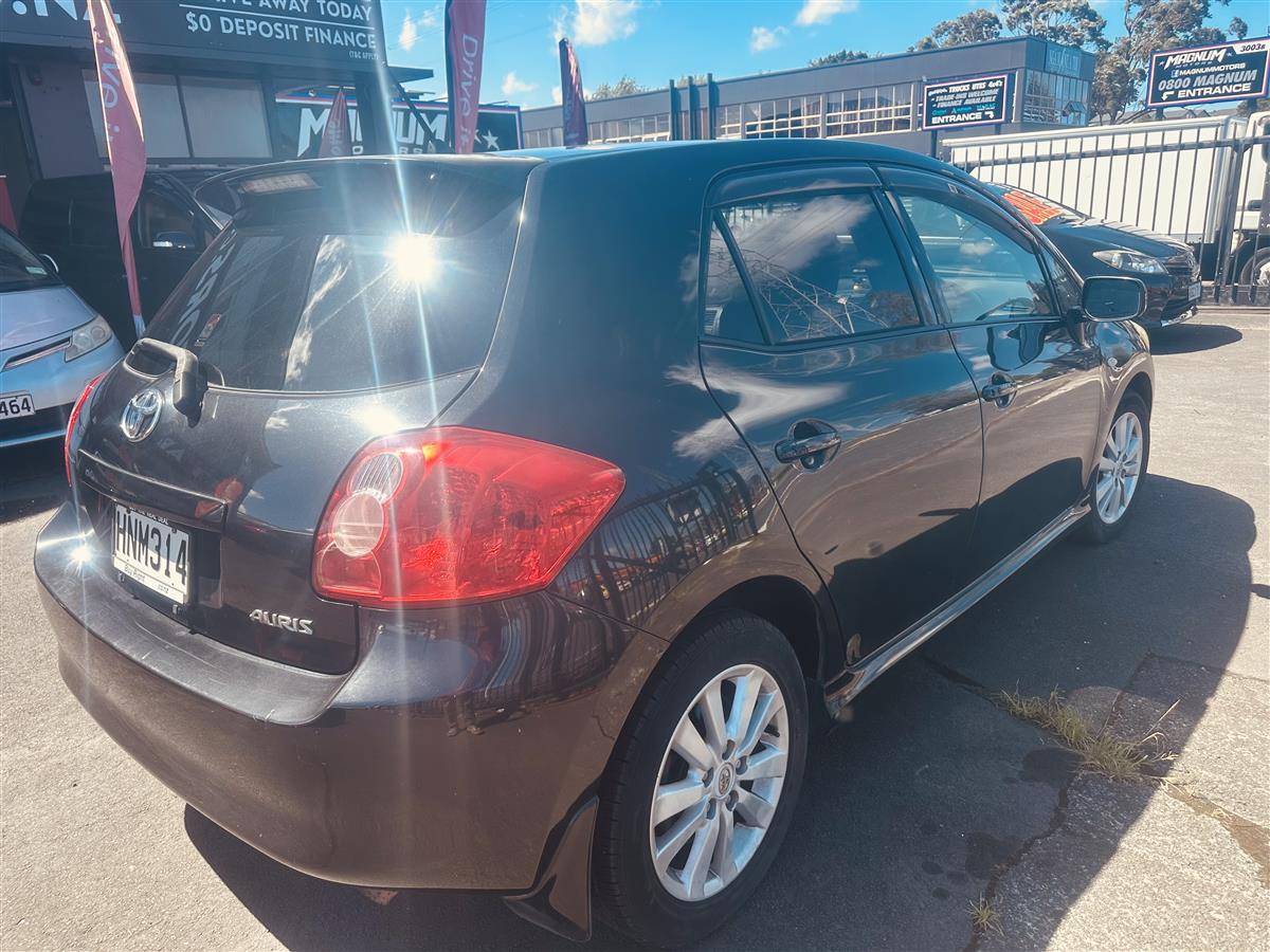 2007 Toyota Auris TOYOTA AURIS 1.8LTR Hatchback Tiptronic, Black, 5 seats, Petrol, 1,800 cc, 150,000 km