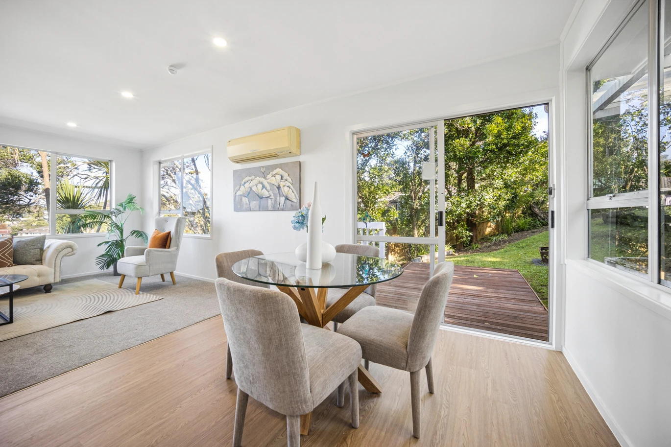 Renovated 3 beds 1 bath house on 1128m2 section, with a deck and pergola, a single garage and additional open parking spaces for up to five vehicles, 12 Glenbervie Crescent Massey,, Auckland